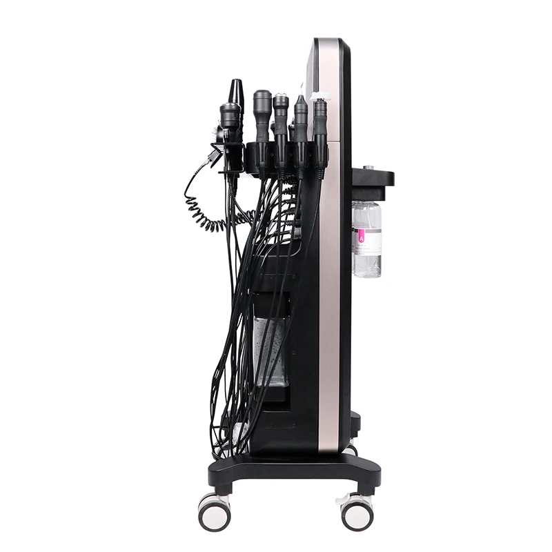 최신 전문가용 14 in 1 페이셜 스파 머신, 얼굴 리프팅 및 탄력 강화 다기능 페이셜 마사지기, 페이스 퍼밍