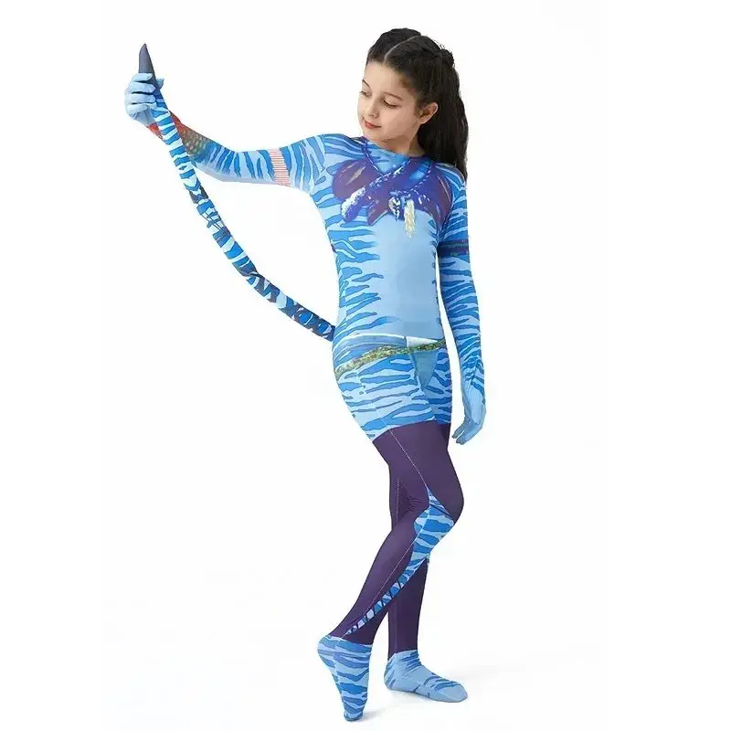 Disfraz de Avatar para Niños, Disfraz de loween para Niños y Niñas, Ropa de Disfraz de loween, Otro Material 00%, Otoñ...