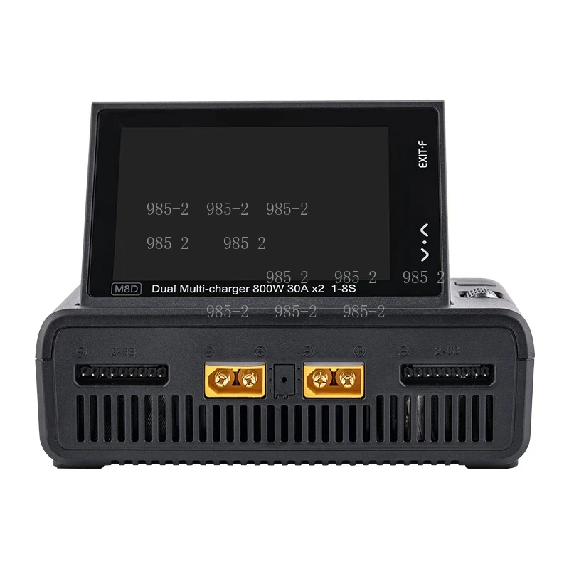 3.5-inch Flip Screen M8D Charger, 1600W 50A Dual-Channel 65W Fast Charger for 1-8 Cells Batteries