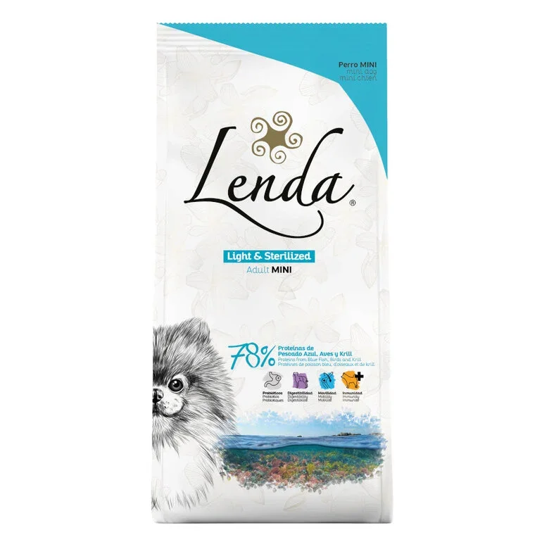 LENDA MINI LIGHT & STERILIZED dog feed 2kg