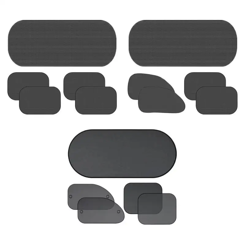 

Sun Shade For Car Window Side Automotive Window Sunshades Heat Resistant UV Protection Anti-Glare Removable Cooling 5 Pack Light