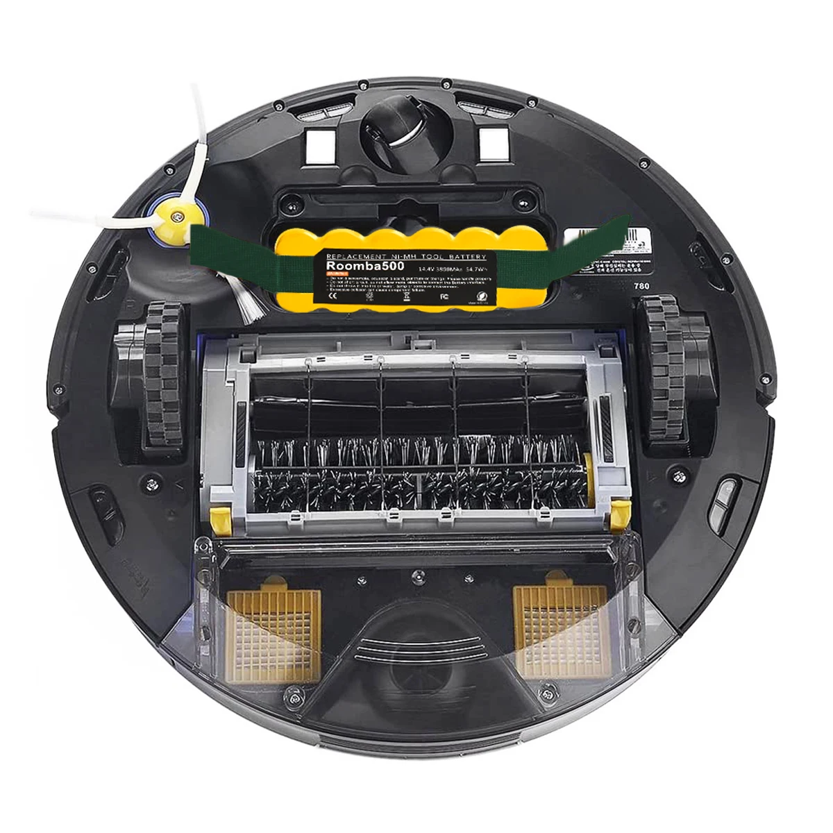 For Roomba Battery 14.4V 3800mAh Rechargeable Batteries 500 550 560 600 650 698 780 980 976 Series Vacuum Cleaner irobot Battery