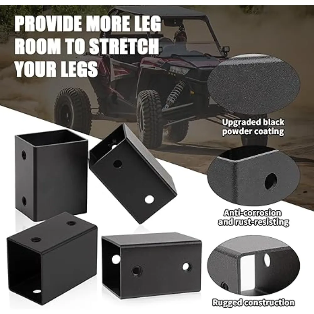 طقم رفع مقعد السائق الرئيسي UTV يرفع المقعد بنسبة 2 بوصة لـ RZR PRO XP/4 XP، RZR Pro R/4 R، RZR TURBO R/4 R 2022-2025 #6