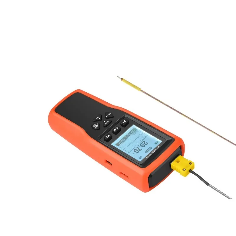 

YET-610 K Probe Type Multi-point Calibration Single Channel High Range Digital Thermometer Instrument