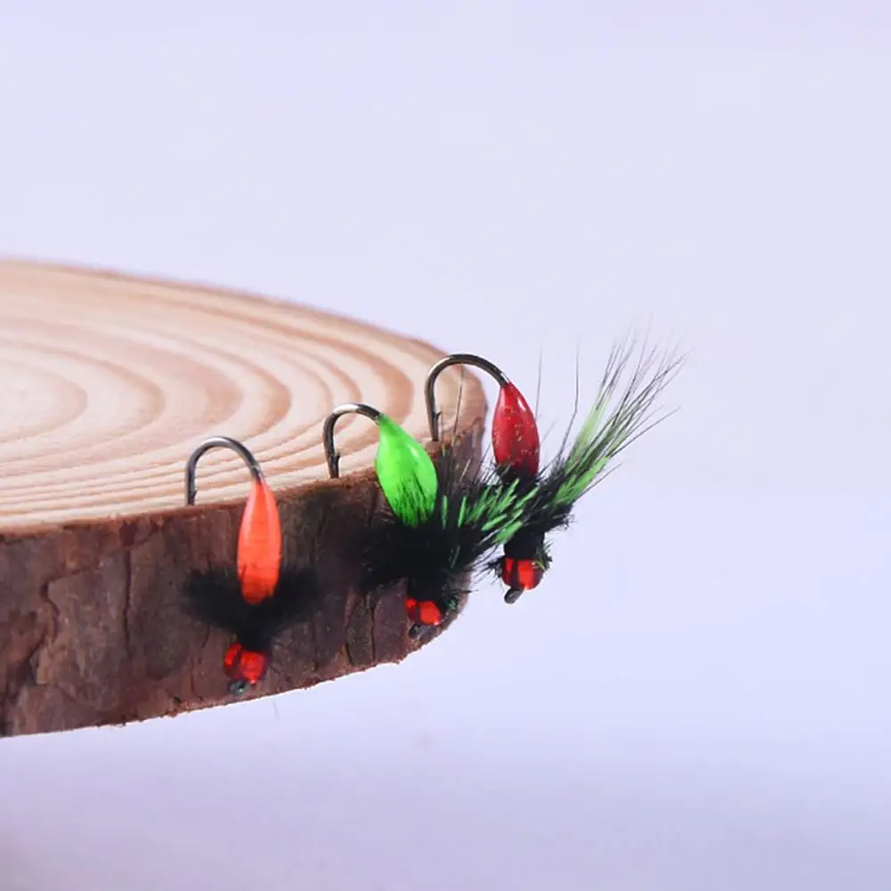 Fake Flies Bait Simulation Poisonous Insect Sharp Hook ABS Fishing Bass Fishing Lure Bait Fly Bait Fishing Tackle