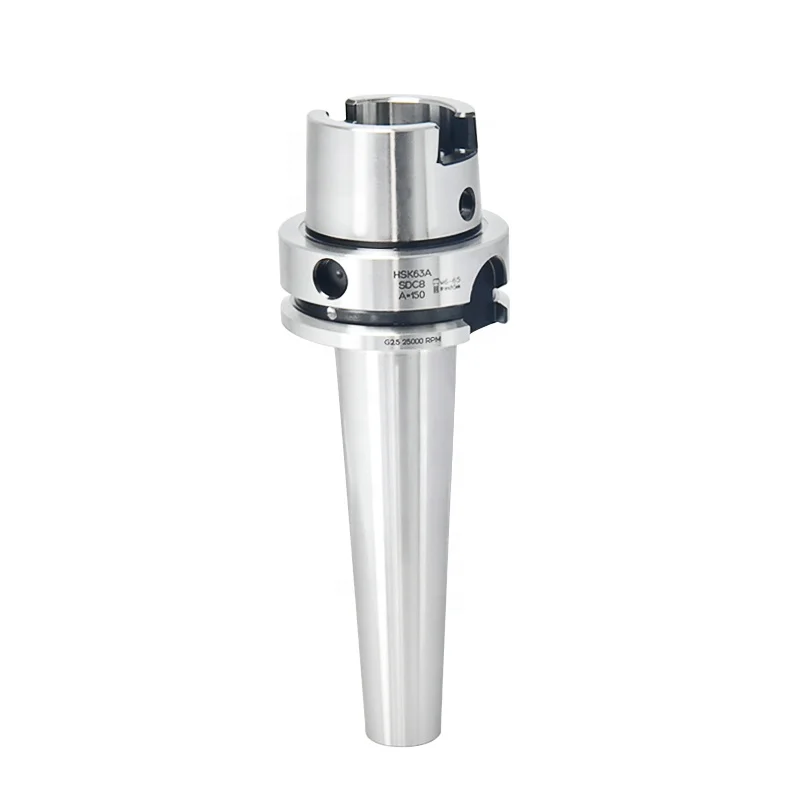 High quality high speed HSK63A HSK A63 SDC06 SDC08 SDC12 collet chuck CNC tool holder for milling machine