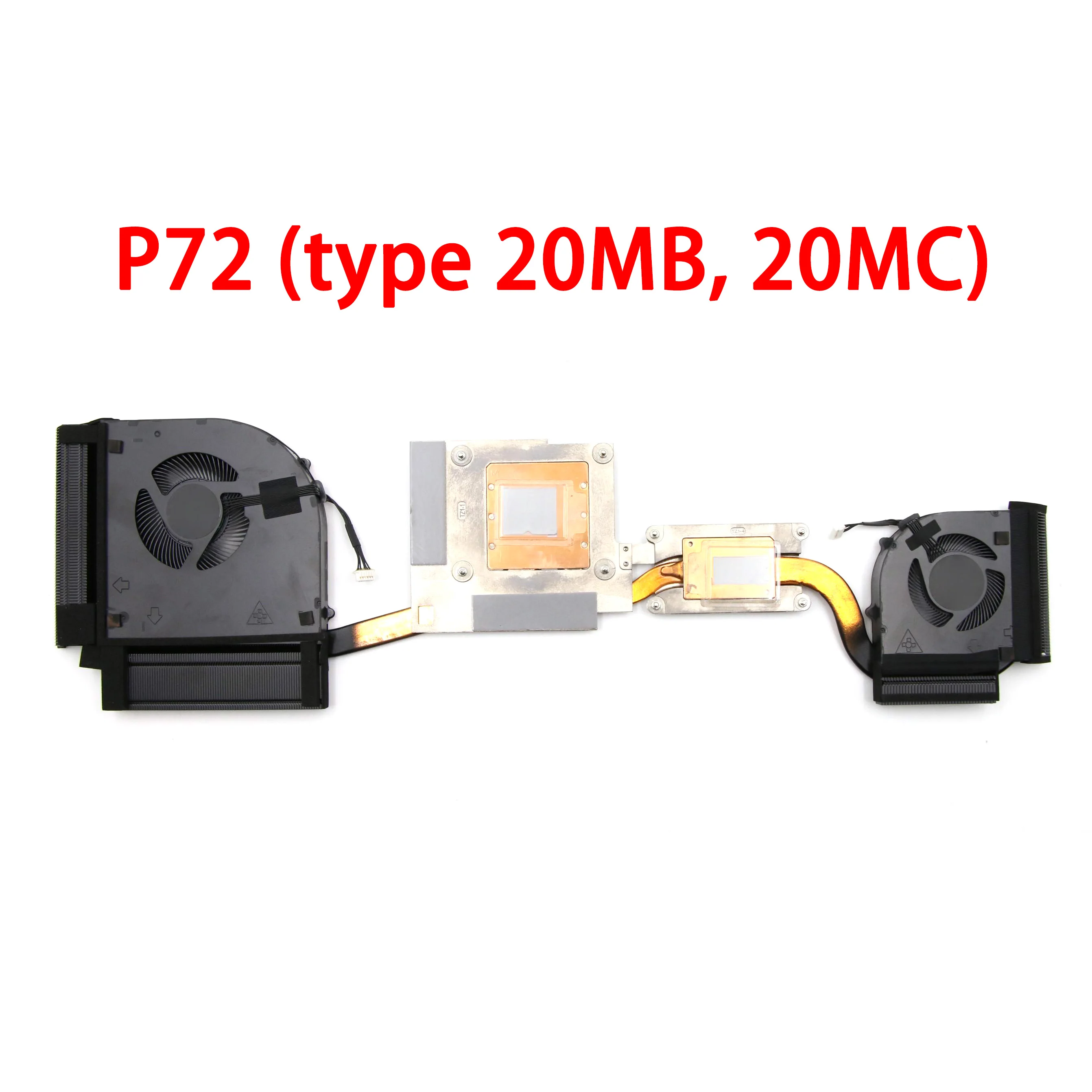 

Вентилятор и радиатор процессора ноутбука для Lenovo ThinkPad P72 (тип 20 МБ, 20MC) 01HY797, новый термомомодуль