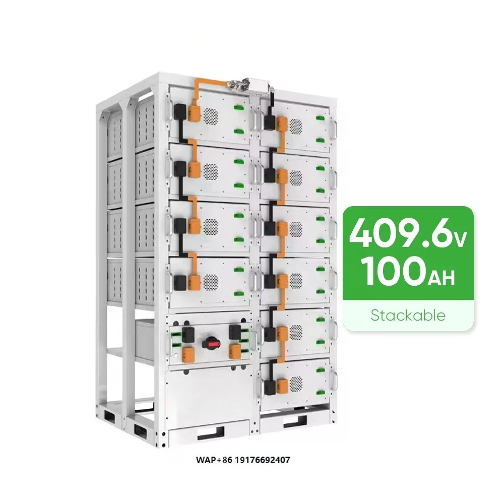 Sunpal Solar Storage Lithium Battery Pack Lifepo4 409.6V 40kWh 400V 100Ah Stackable Lifepo4 Solar Lithium Batteries Pack