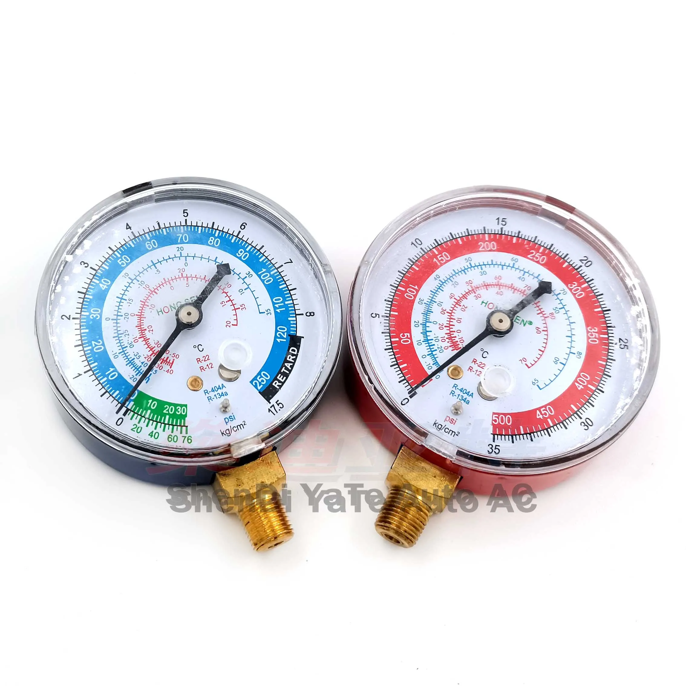 Household Car Air Condition Fluorine Cool Gas Meter Valve High Low Pressures Manifold Gauges Set  For Y70 R22 R12 R404A R134a