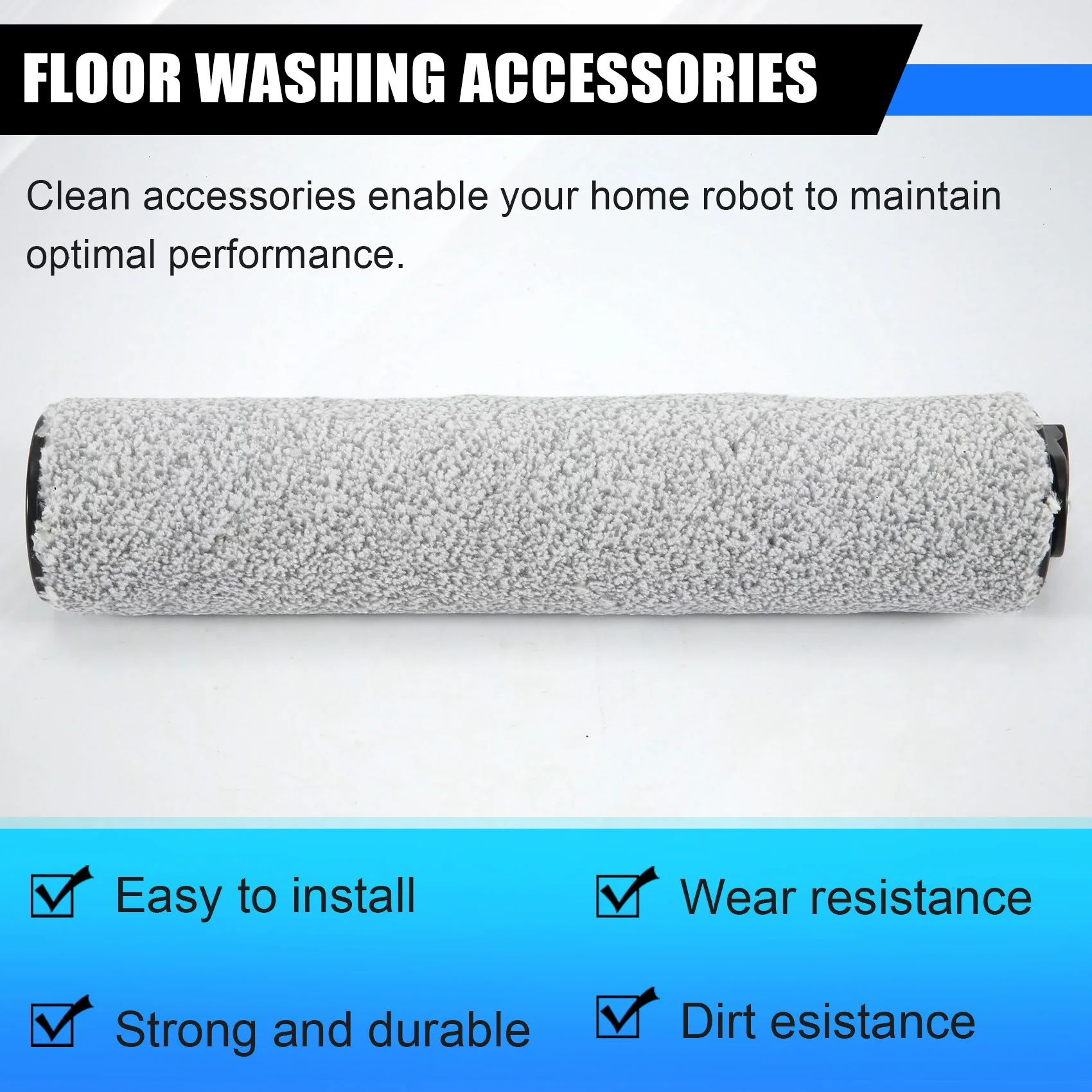 A23T Replacement Brush Roller for Tineco Steam Wet Dry Vacuum Cleaner, Plastic Floor Scrubber Accessory for Optimal Cleaning