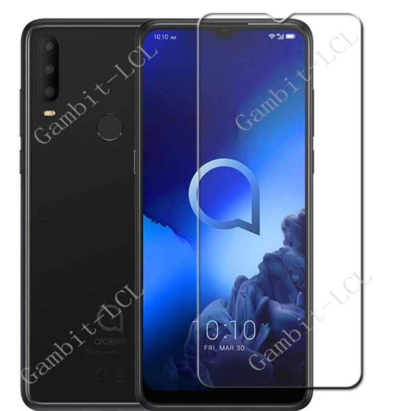 3PCS 9H Original For Alcatel 3X (2019) Tempered Glass Protective On Alcatel3X2019 5048Y, 5048A 6.52