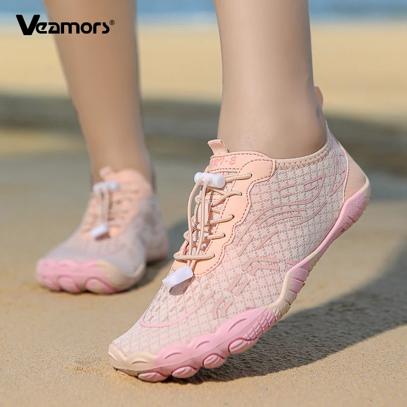 Light Soft Seaside Water Sports Shoes Men Quick Dry Wading Sneakers for Surfing Swimming Diving Women's Aqua Shoes Non-slip