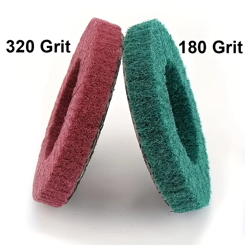 2pcs Non-Woven Flap Polishing Wheel Disc for Angle Grinder Metal Wood Rotating Grinding Wheel Home DIY Polishing Tool