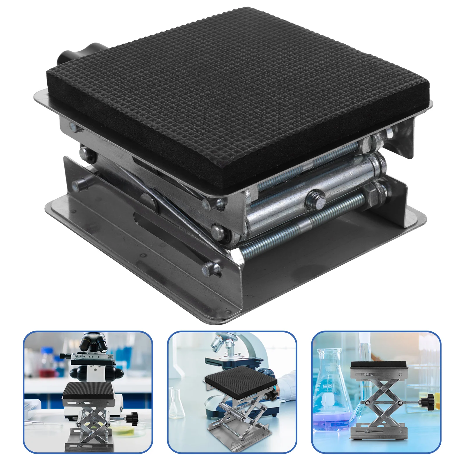 Scissor Platform Small Stand Lifting Damping Table Sponge Laboratory Support