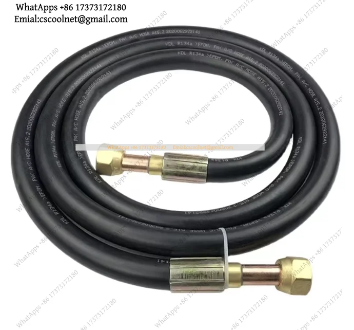 Household Car RV Air Conditioning Connecting Hose Pipe Refrigeration Cold Storage Threading Copper Tube 1 2 HP