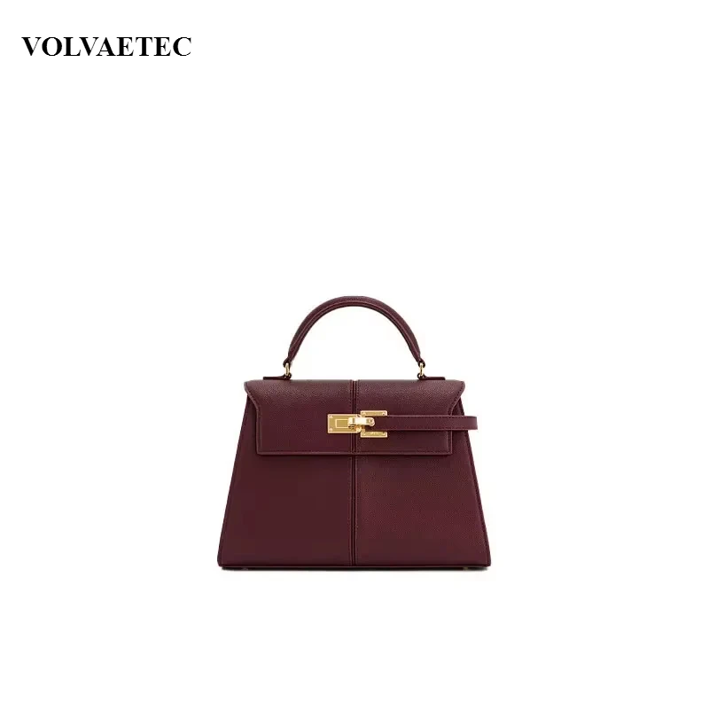 VOLVAETEC Niche Design Trapezoidal Handbag Going Out To Work Messenger Bag Women's Large Capacity High Sense Fashion Trend