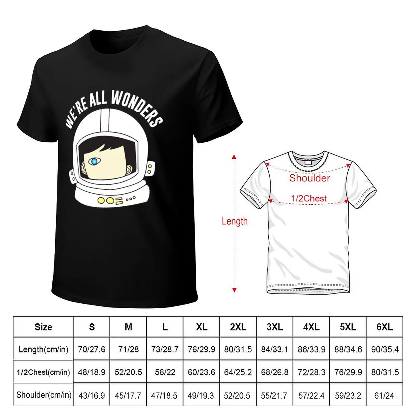We're All Wonders Choose Kind shirt and assorted items T-Shirt Abstract Pattern Print Top