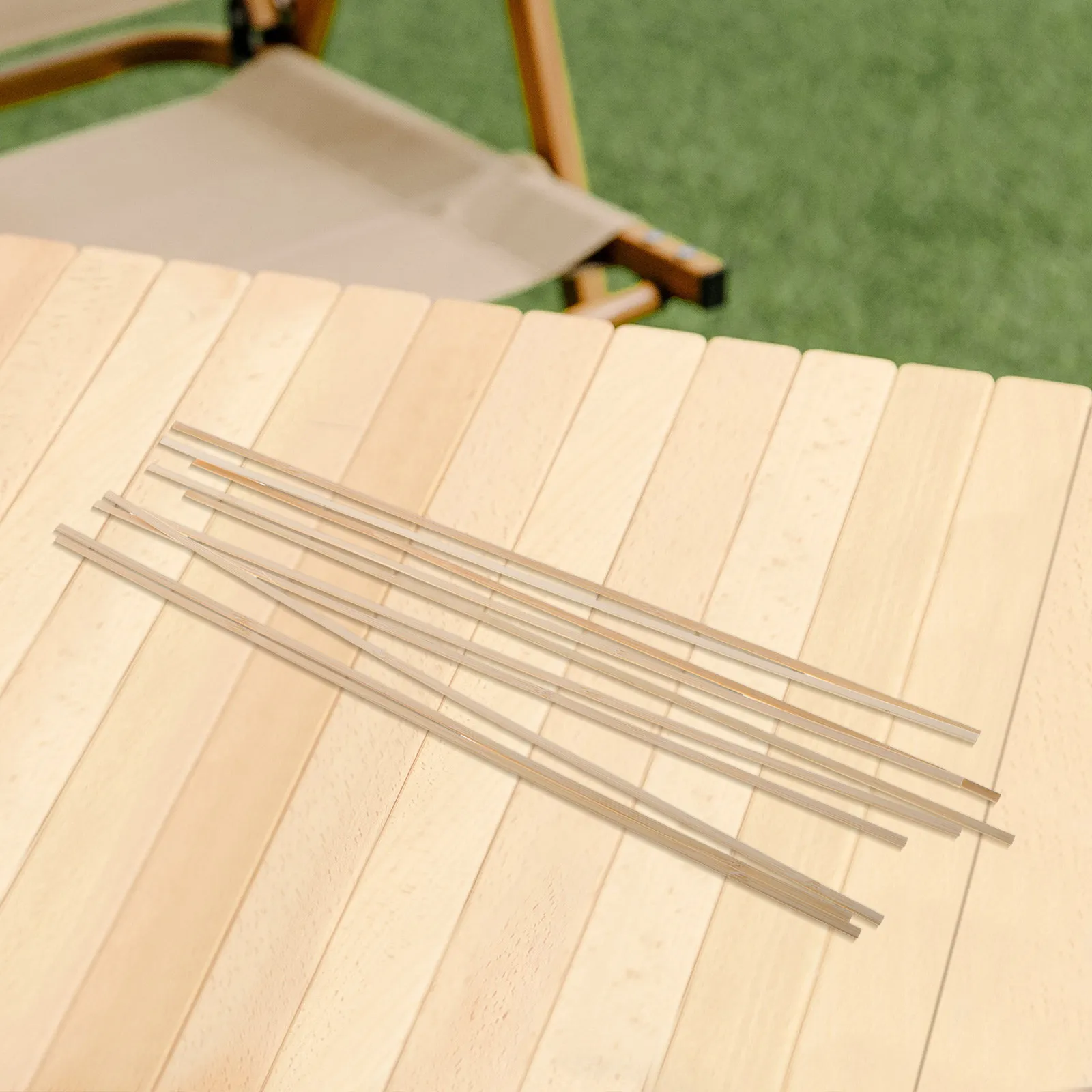 10 Pezzi Bastoncini di Bambù per Fai da Te, Materiali per Realizzare Aquiloni, Pali per Lanterne, Aste di Bambù Non Finite per Artigianato, Kit per Realizzare Aquiloni