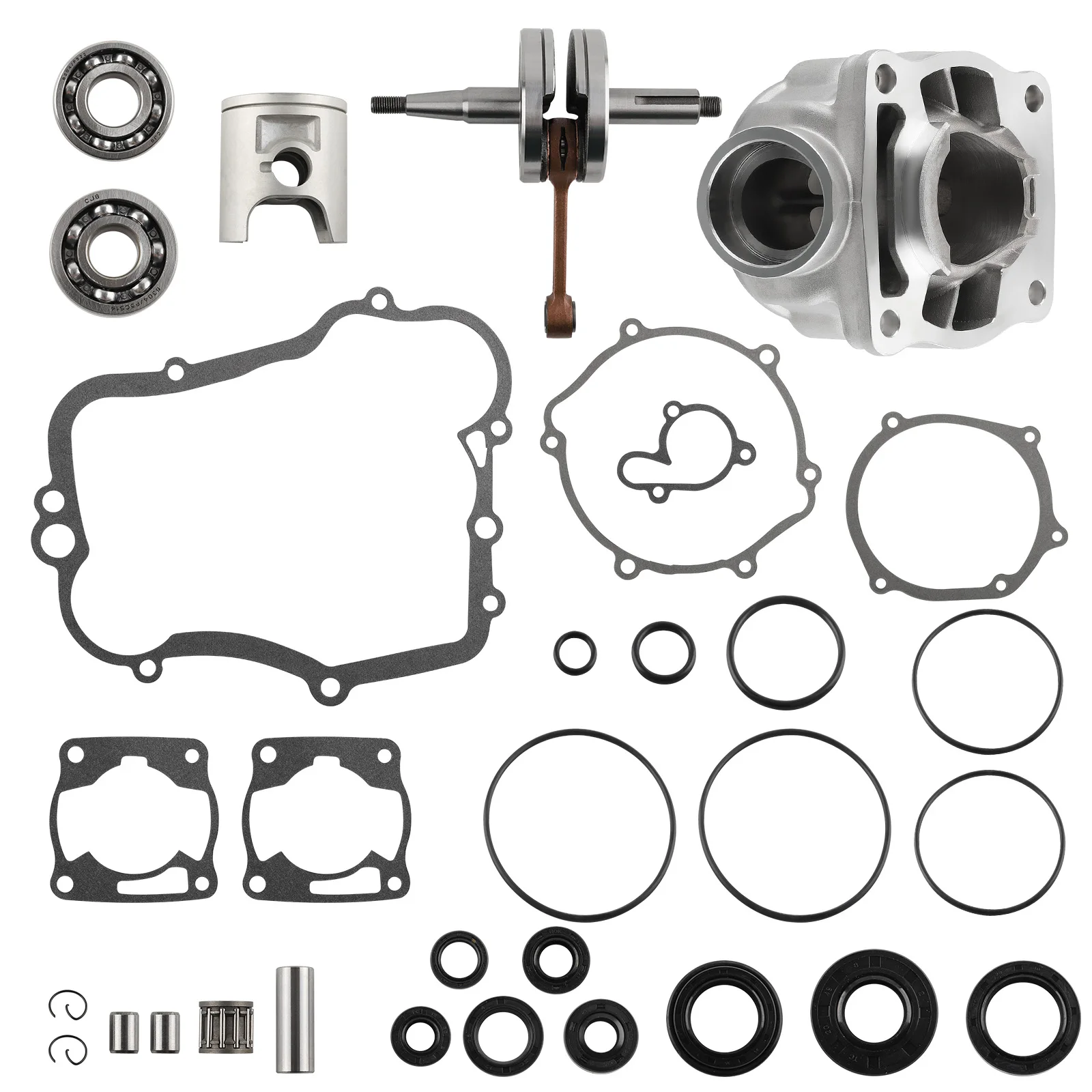 

Engine Cylinder Piston Crankshaft Top End Rebuild Kit for Yamaha YZ85 2002-2014