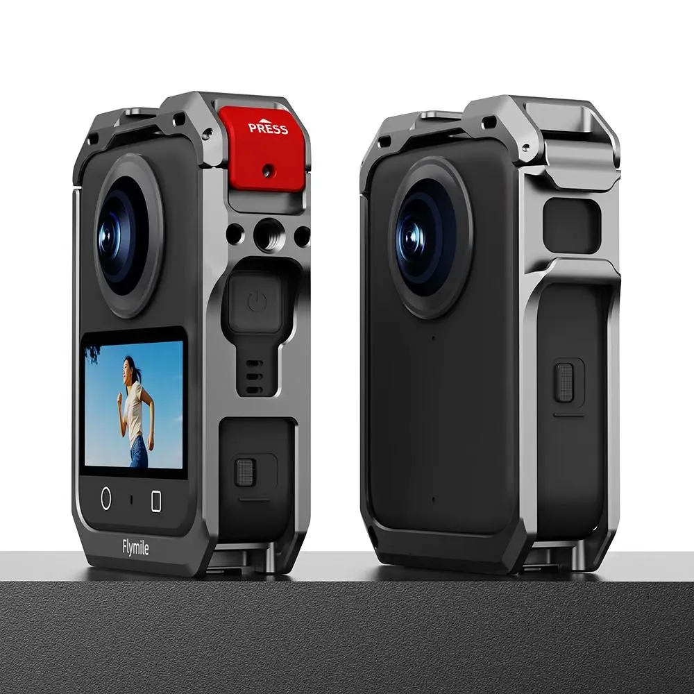 Protective Frame Case For DJI OSMO 360 Quick Release Metal Cage Cold Shoe Mount Aluminium Alloy Shell for DJI OSMO 360 Accessory