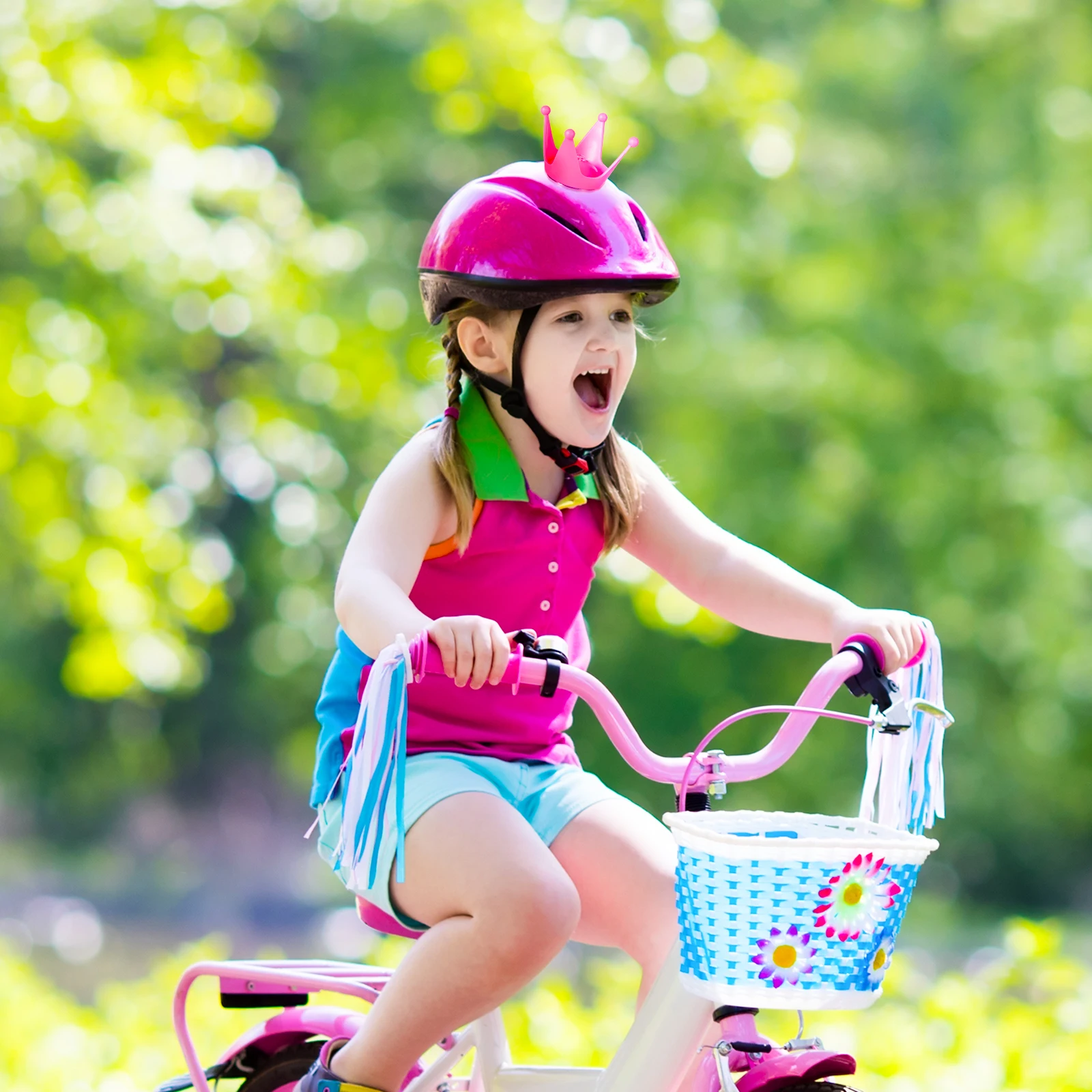 

1pc Decoration Motorcycle Accessories Rosy Mini Suction Cup Durable Silicone Bright Color Not Fall Off