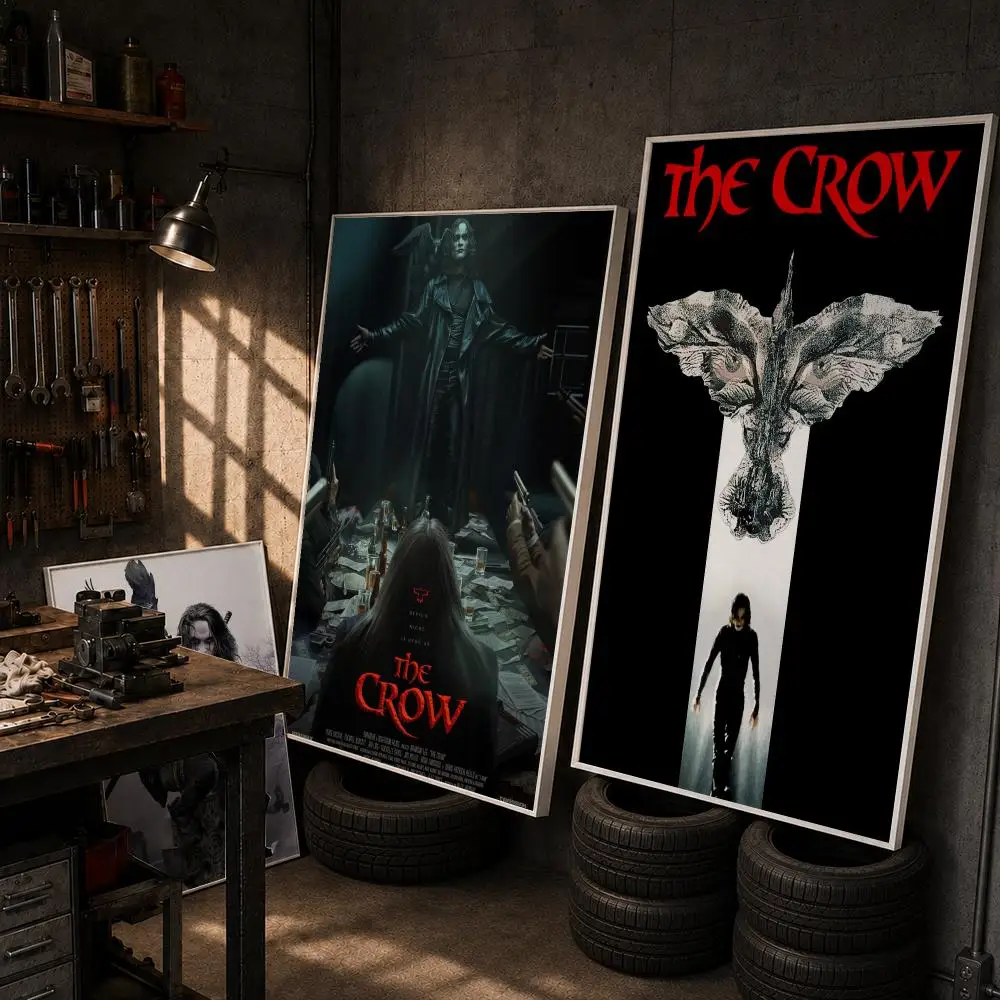 The C-Crow Horror Movie Poster HD Wall Art Home Decor Waterproof Print Bedroom Garage Party Gift