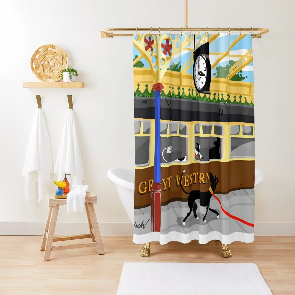 

Brief Encounter Shower Curtain Waterproof Fabric Shower For Bathroom Shower Waterproof Fabric Bathroom Bathroom Curtain