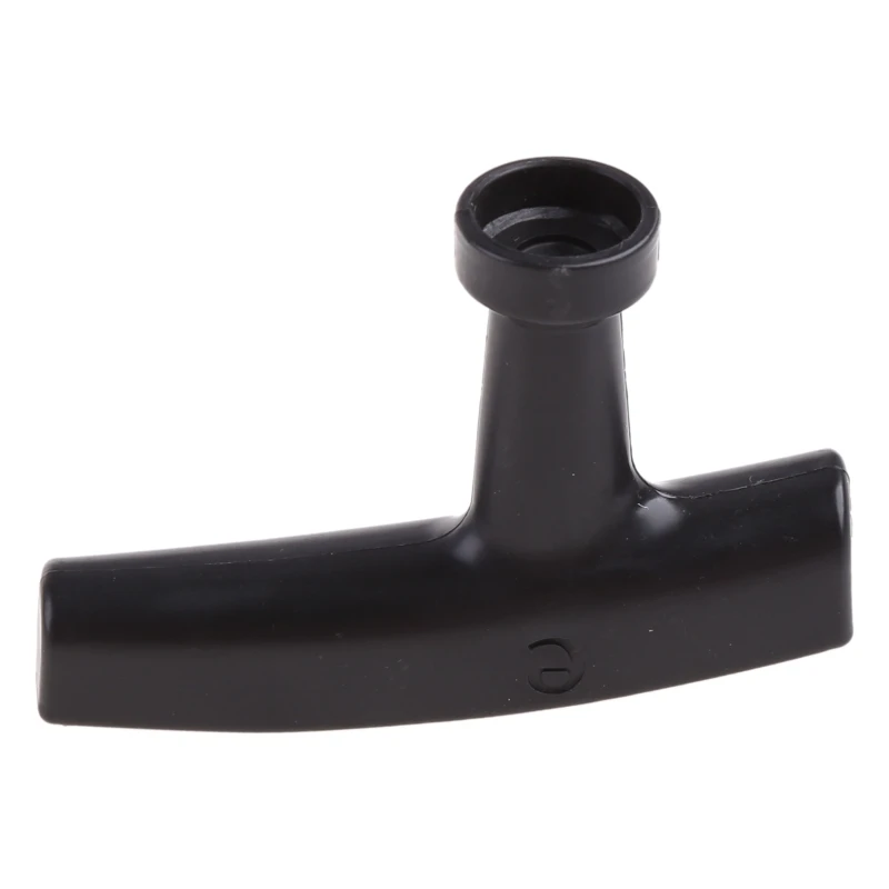 Startergriff, Rückstoßstarter, Zuggriff, Gartenwerkzeugteile für Rasenmäher, Generator, Kettensäge, bequem zu halten