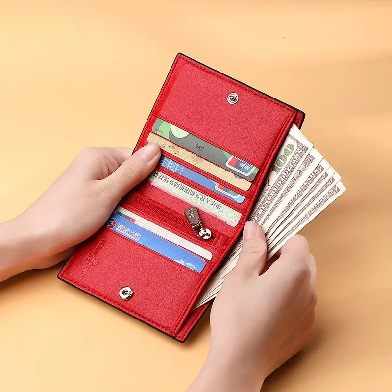 Card bag Woman 2024 new large capacity multi-card anti-degaussing high-end card collection bank small card clip change