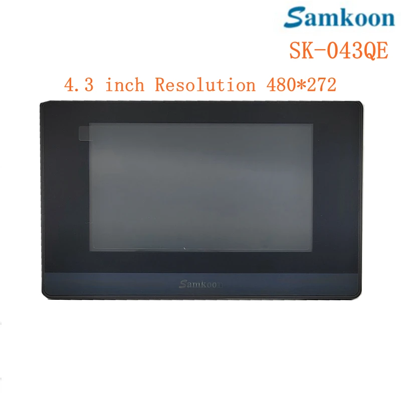 Samkoon 4.3 Inch SK-043QE Dc 24V Touchscreen Hmi Seriële Interface: Com1: Rs232 Com2: Rs485/422