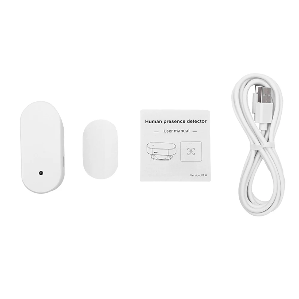 

Tuya Zigbee Human Presence Detector Smart Human Body PIR Sensor 2 in 1 Motion Sensor Radar Detector APP Control for Living Room