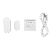 Tuya Zigbee Human Presence Detector Smart Human Body PIR Sensor 2 in 1 Motion Sensor Radar Detector APP Control for Living Room