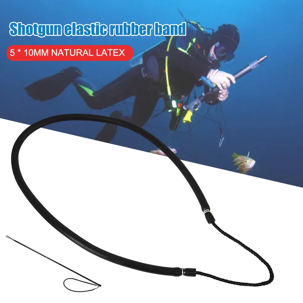 Speargun Rubber Bands Rubber Fishing Hand Spearing Equipment Speargun Pole Spear Sling for Harpoon Spearfishing Diving