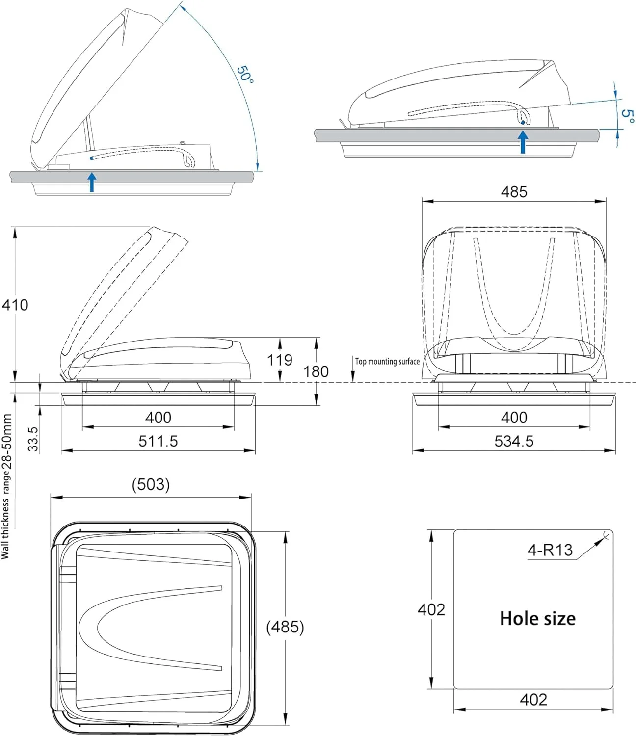 Wohnmobil fenster 21 \