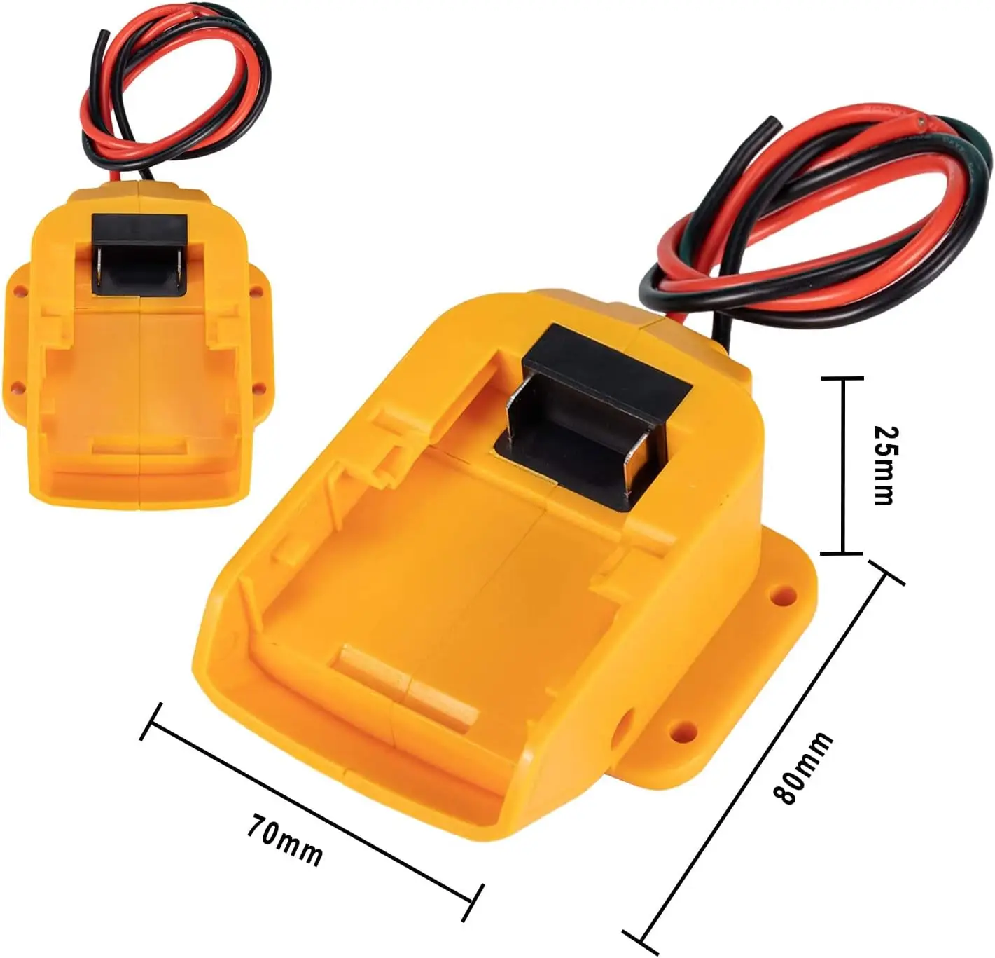 Imagem -05 - Power Wheels Adaptador de Bateria para Dewalt Conector de Alimentação Faça Você Mesmo Passeio no Caminhão rc Brinquedos Robô 18v20v