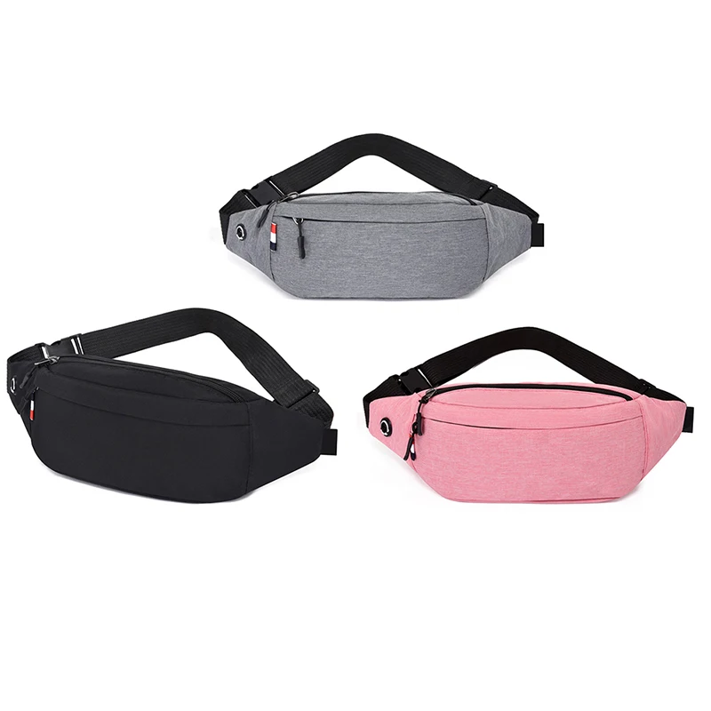 Riñonera de viaje para hombre, bolsa de cintura masculina, informal, funcional, gris, grande, para teléfono y Dinero