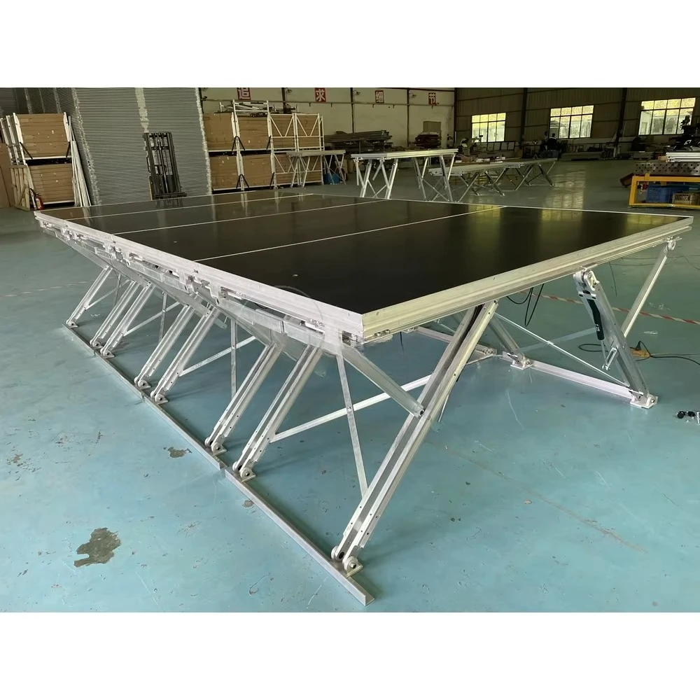 Dj table portable folding aluminum portable easy to install concert stage