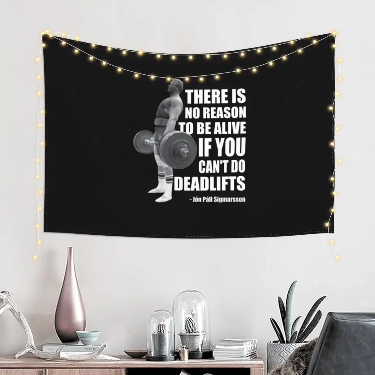 There Is No Reason To Be Alive If You Can't Deadlift Essential T-Shirt Tapestry Room Decorator Decoration For Rooms Tapestry