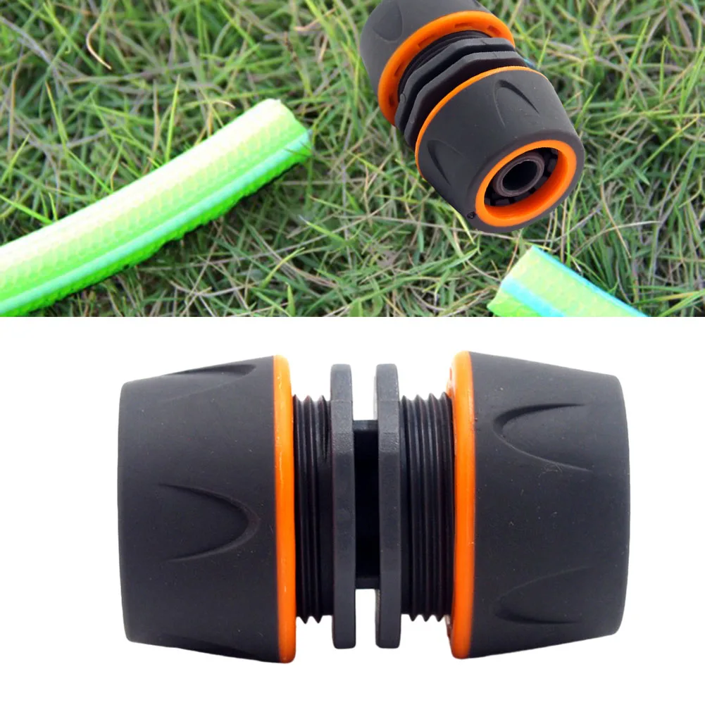 1/2 Inch Hose Joiner Connector Adapter PP Plastic Repair Extension Fitting For Garden Watering Pipe Car Washing Cleaning Tool