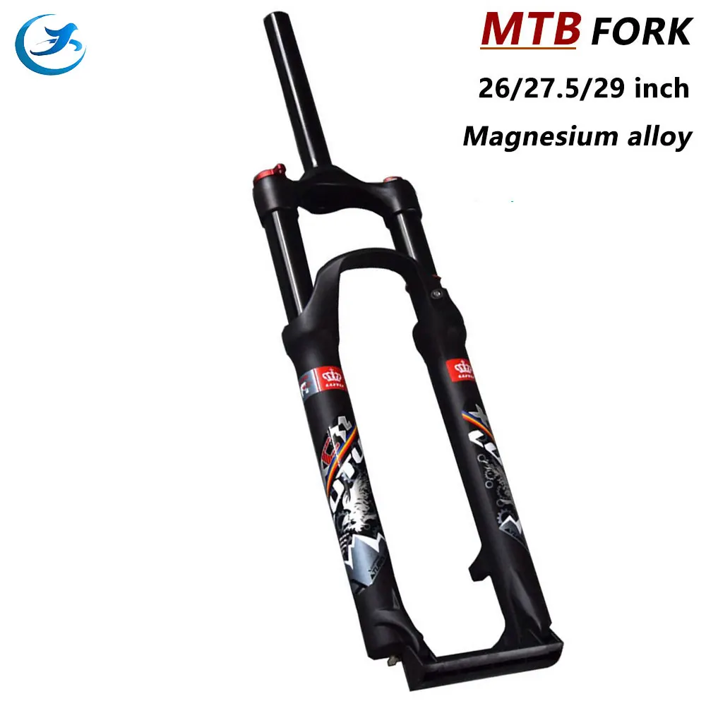 

Mountain Bike Suspension, Air Pneumatic Travel 120mm, 26 ", 27.5", 29", Bicycle Front Fork, Bicycle Accessories