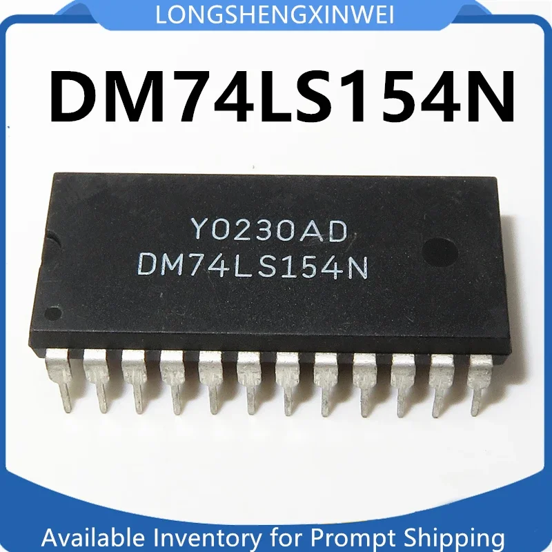 1PCS DM74LS154N 74LS154 New Decoder/Driver Direct Insert DIP-24