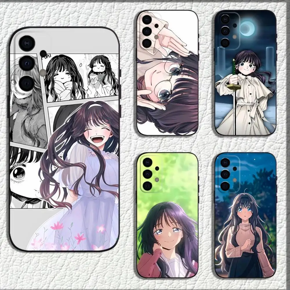 K-Kaouruko Waguri Handyhülle für Samsung Galaxy A73,72,71,A52,51,40,41,A22,A32,31,A13,12,Note20 Soft Black Shell