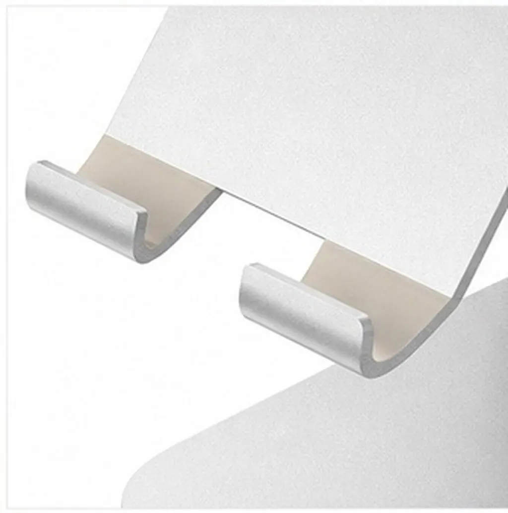 Stable Adjustable Aluminum Tablet Stand Sticky Suction Mount Desktop Holder for Kindle E-Reader Phone Charging Port