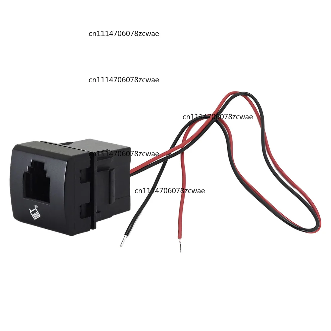 RJ45 UHF Pass Through Radio Microphone Port Socket Wire Cable Kit Fit For Toyota Land Cruiser Prado Rav4 Hiace Corolla 2024 2025