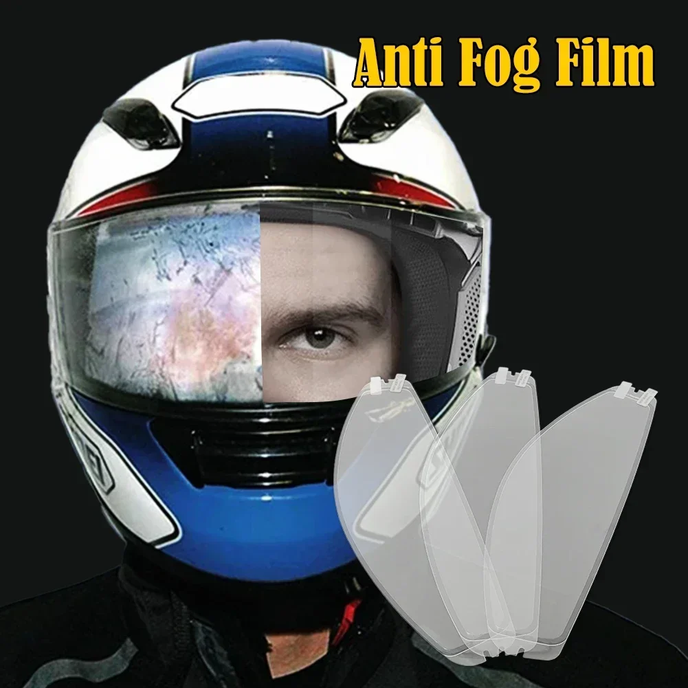 Motorcycle Helmet Anti-fog Visor Film Motorcycle Helmet Clear Patch Film Accessories Durable Coating Sticker for AGV K5 K3SV