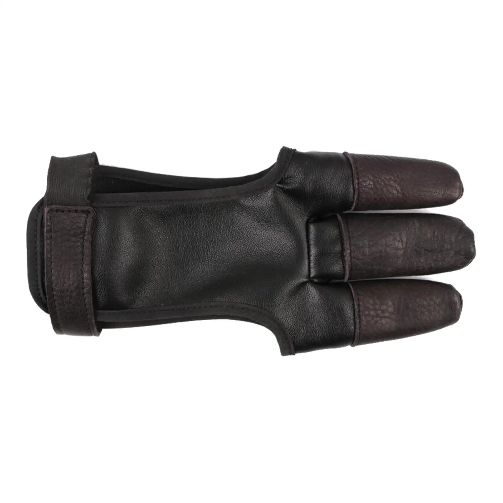 Non- Arched Glove 3-Finger Leather Arched Training Practice Fingers Protective Gloves Children's Gloves Adult Accessories view 4