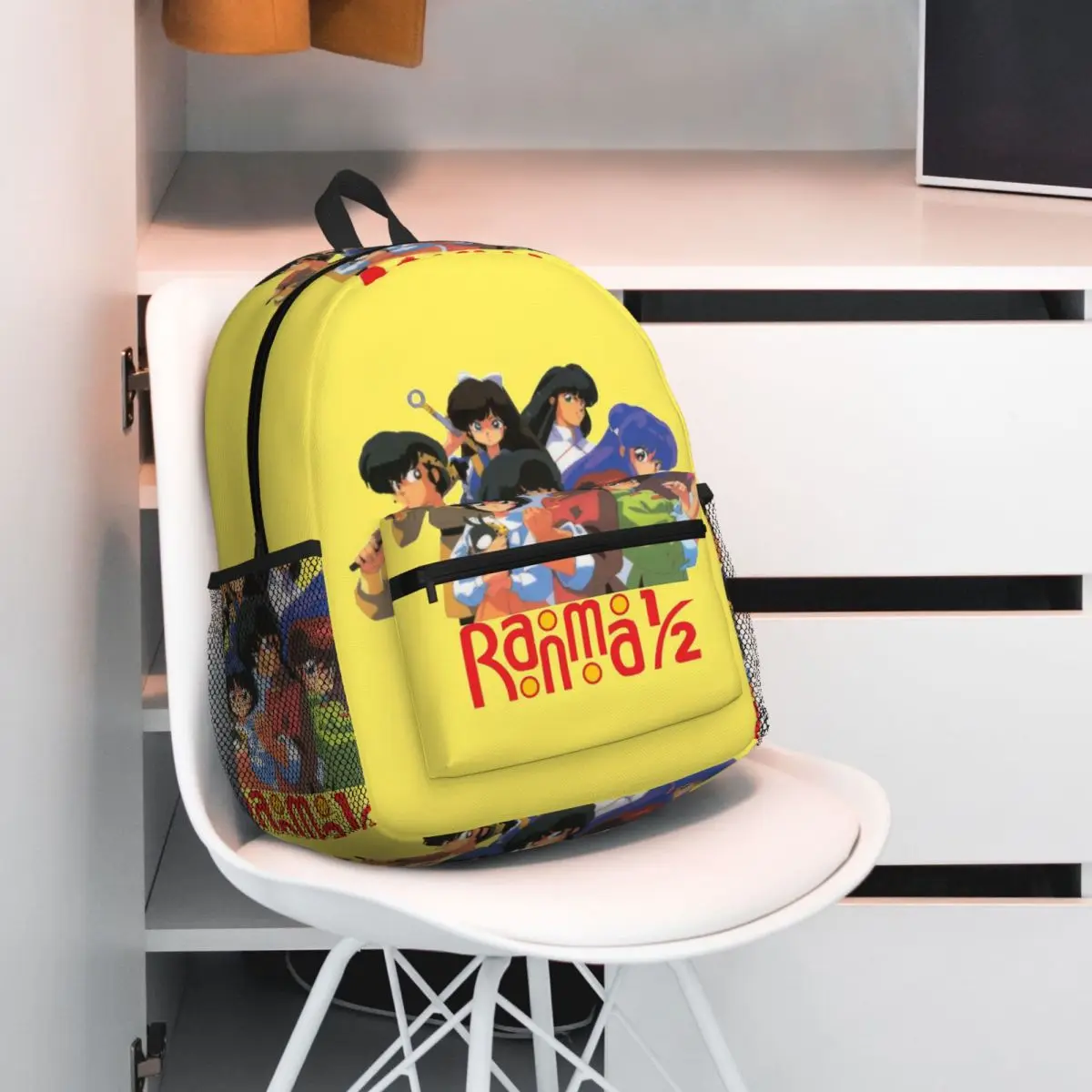 

Ranma 1/2 Saotome Pig Girls Student Backpack School Bag Hiking Travel Daypack for Boys Girls Fashion Bookbag Shoulder Bags