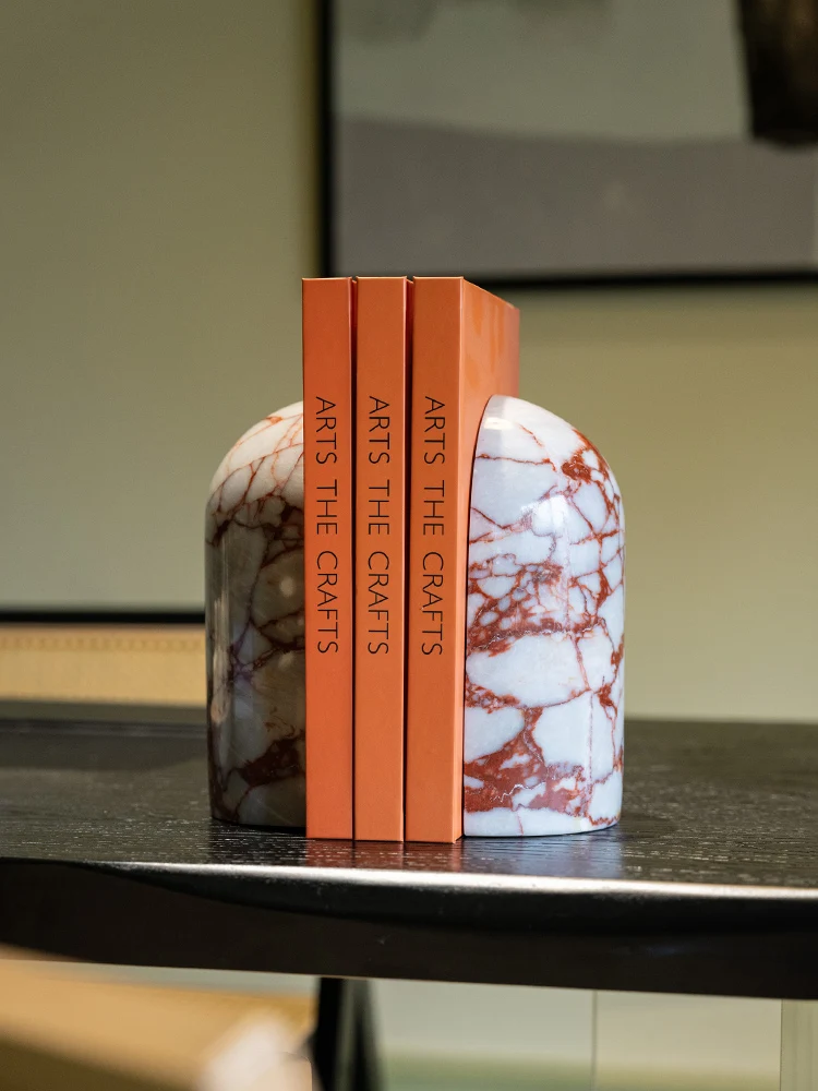 Simple marble book by ornament model room B & B hotel living room study decoration store creativity