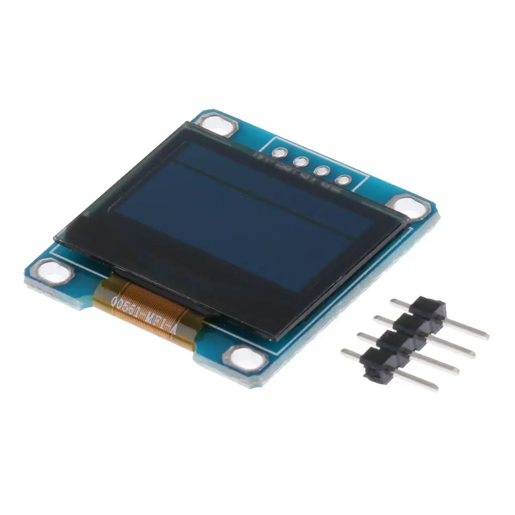 0.96인치 화면 128 x 64 OLED LED LCD 디스플레이 모듈 노란색 파란색용