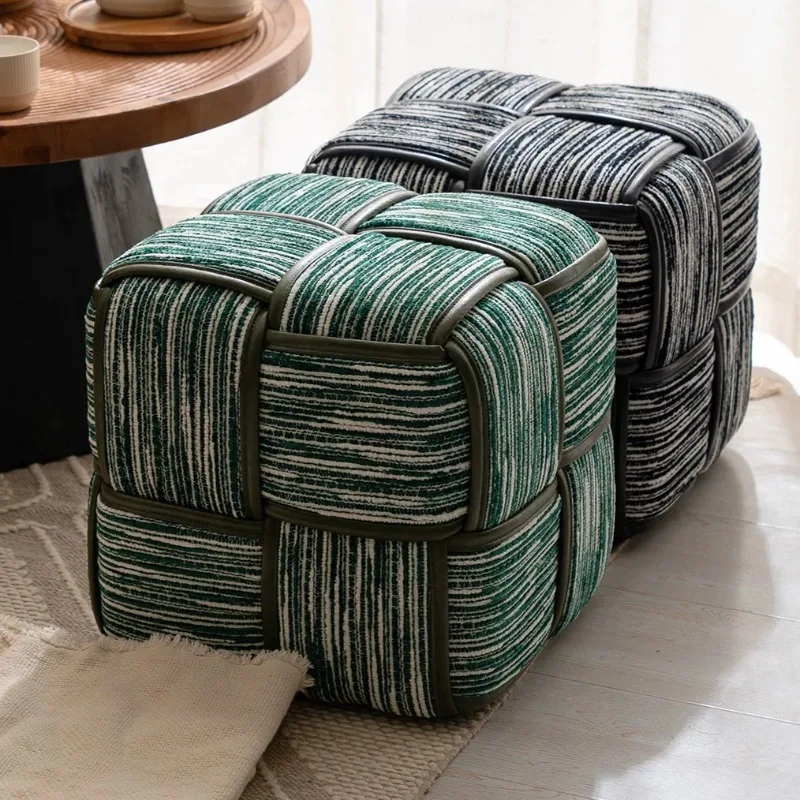 Luxury Portable Arcade Stool Living Room Chairs Small Floor Entrance Stool Salon Gaming Minimalist Interior Home Accessories view 2